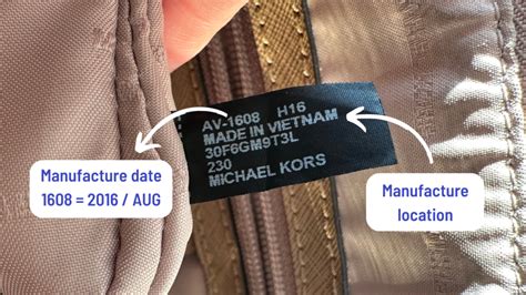 how to tell if michael kors purse is real|michael kors authentication serial number.